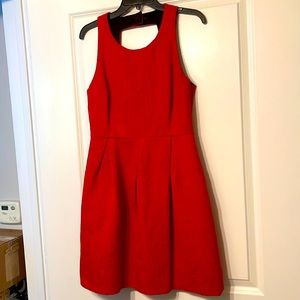 Moulinette Soeurs Dress Red Cocktail Party Wedding Homecoming Formal